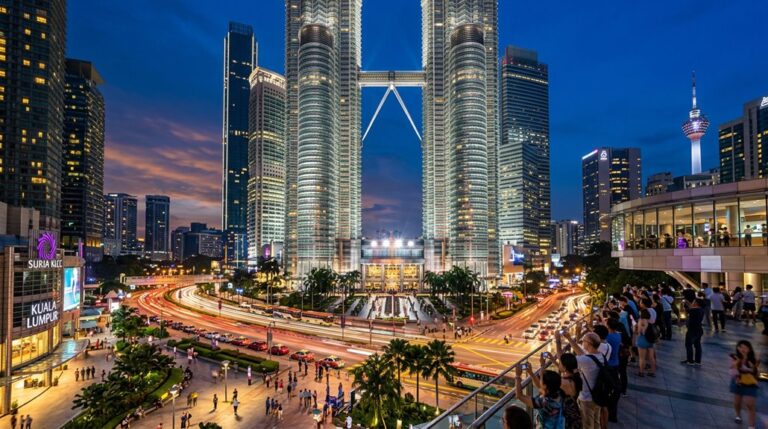 malaysia twin towers visiting tips tickets timing