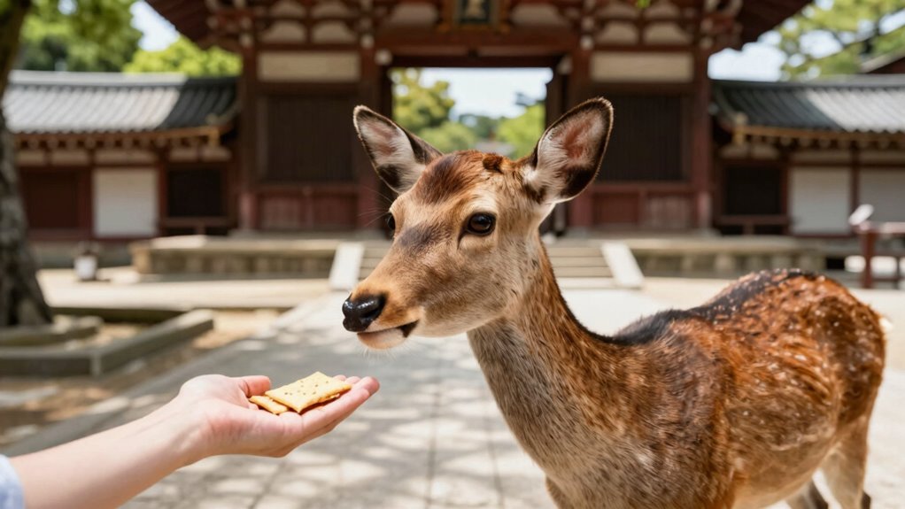 nara deer bow for crackers