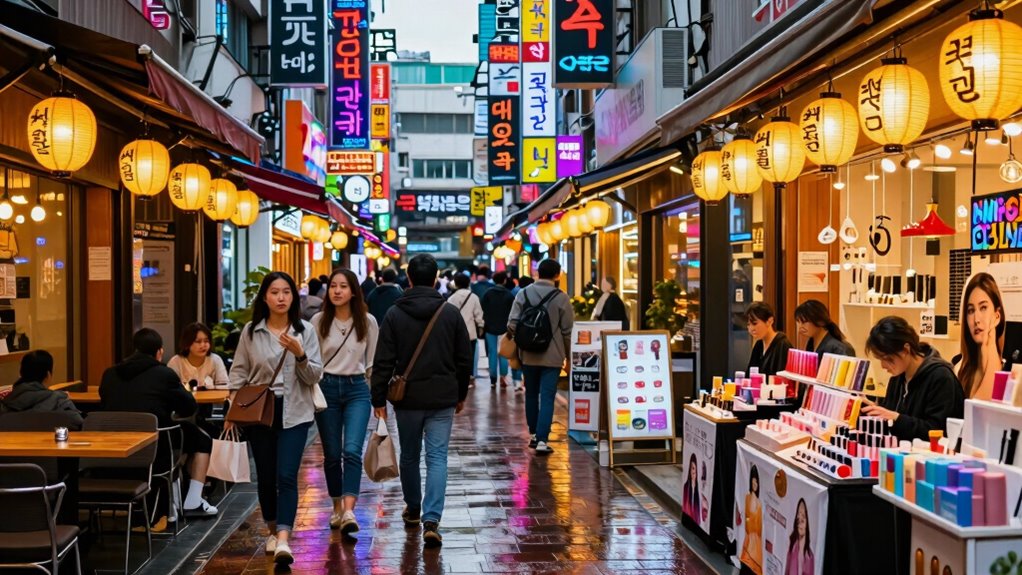 neon lit myeongdong hidden corners