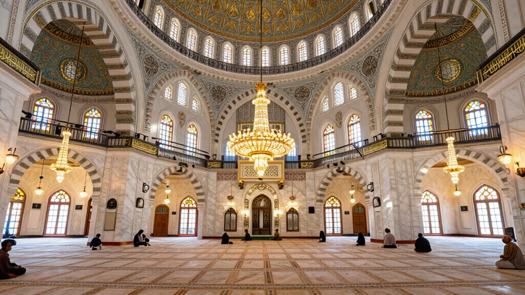 ornate interiors prayer hallways
