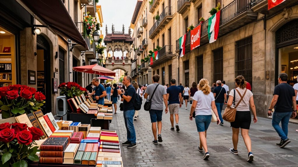 sant jordi routes and districts note four words