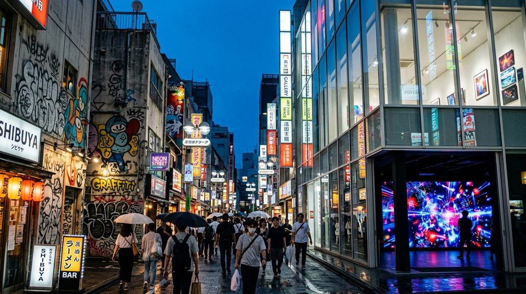 tokyo art galleries street art immersive experiences