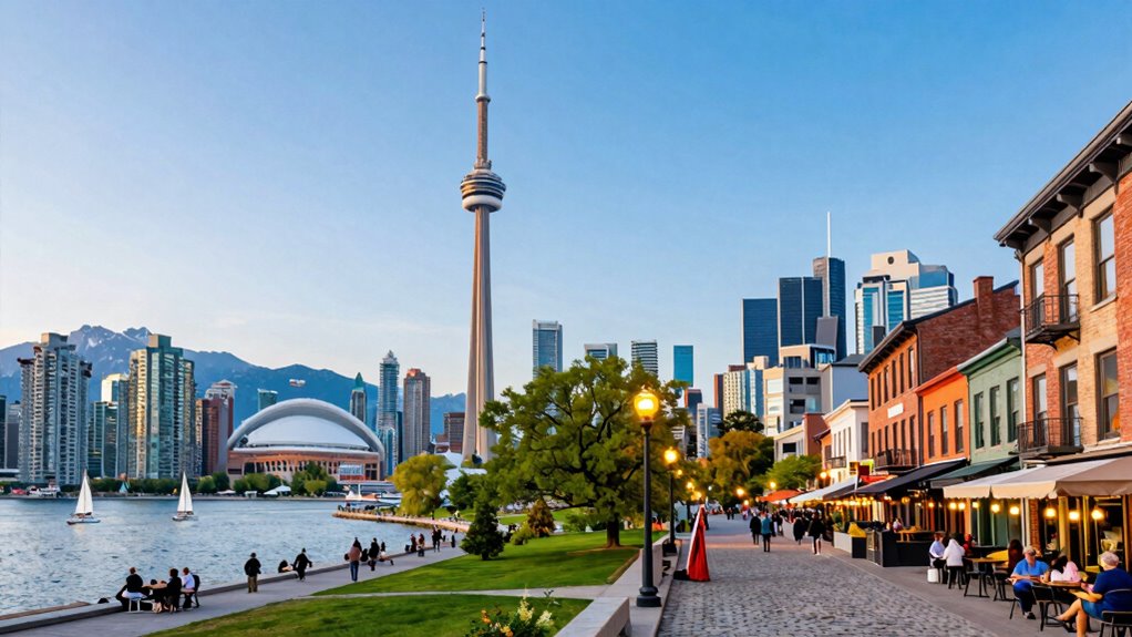 toronto montreal vancouver travel costs