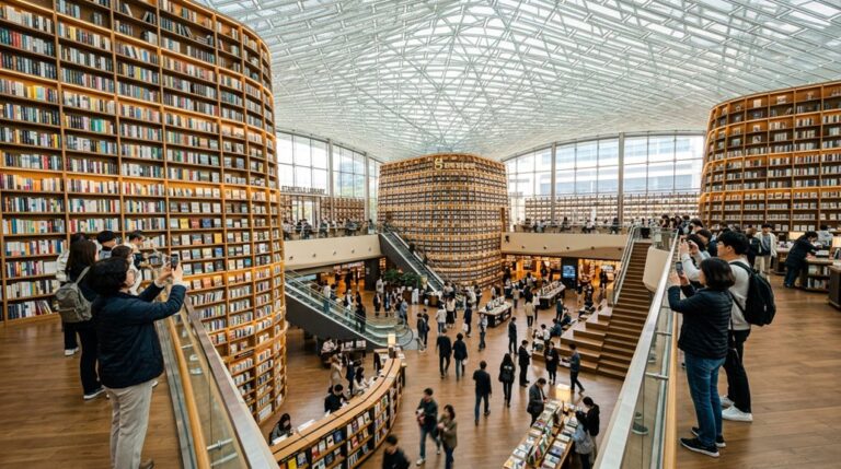 visit starfield library timing photos crowds